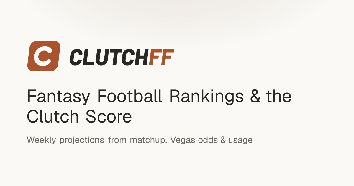 Jameson Williams vs Rashee Rice: 2026 Fantasy Comparison · ClutchFF